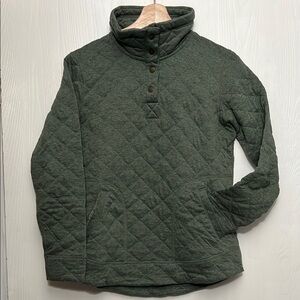 Marmot Green Quilted Pullover